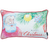 20"x12" Christmas Santa Printed Decorative Throw Pillow Cover