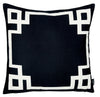 Black and White Geometric Decorative Throw Pillow Cover