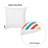 Beachy Slanted Stripe Decorative Throw Pillow Cover