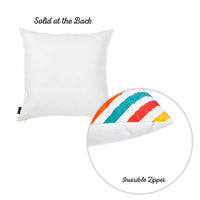 Beachy Slanted Stripe Decorative Throw Pillow Cover