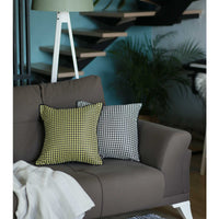 17"x 17" Grey Jacquard Decorative Throw Pillow Cover