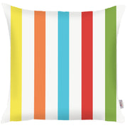 Regatta Stripes Decorative Throw Pillow Cover