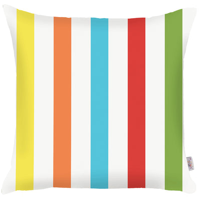 Regatta Stripes Decorative Throw Pillow Cover