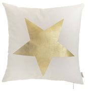 18"x 18" Happy Square Star Printed Decorative Throw Pillow Cover Pillowcase
