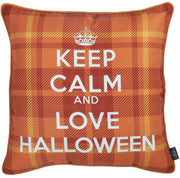 18"x 18" Love Halloween Printed Decorative Throw Pillow Cover