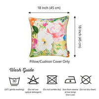 Watercolor Bouquet Decorative Throw Pillow Cover