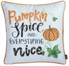 18"x 18" Thanksgiving Pumpkin Quotes Decorative Throw Pillow Cover
