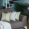 17"x 17" Jacquard Stripe Style Decorative Throw Pillow Cover