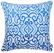 18"x 18" Blue Sky Scroll Decorative Throw Pillow Cover Printed