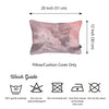 Pink Marble Decorative Lumbar Throw Pillow Cover