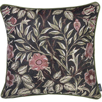 17"x 17" Jacquard Artistic Leaf Decorative Throw Pillow Cover