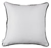 Black and White Happy Just Do Your Best Throw Pillow Cove