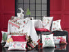 18"x18" Christmas Bells Printed Decorative Throw Pillow Cover