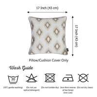 Neutral Browns Ikat Decorative Throw Pillow Cover