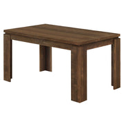 35.5"x 59"x 30.5" Dining Table Brown Reclaimed Wood Look