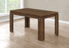 35.5"x 59"x 30.5" Dining Table Brown Reclaimed Wood Look