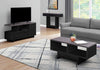 17.75"x 42.25"x 18" Coffee Table Black Or Grey Top With Storage