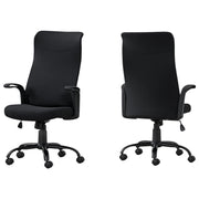 24.75"x 24"x 83.5" Office Chair Black Or Black Fabric Multi Position