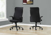 24.75"x 24"x 83.5" Office Chair Black Or Black Fabric Multi Position