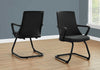 21"x 21"x 35" Office Chair 2pcs Guest Black Mesh Mid Back