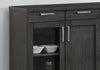 16"x 47"x 32" Server Dark Grey Veneer