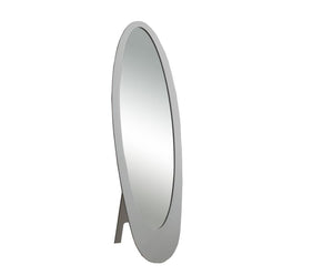 18.5"x 18.75"x 59" Mirror Grey Contemporary Oval Frame