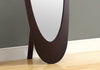 18.5"x 18.75"x 59" Mirror Cappuccino Contemporary Oval Frame