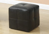 24"x 24"x 24" Ottoman 2pcs Set Juvenile Dark Brown Leather Look