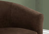 28"x 30.25"x 29.5" Accent Chair Swivel Dark Brown Abstract Velvet
