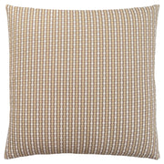 18"x 18" Pillow Light Or Dark Taupe Abstract Dot 1pc