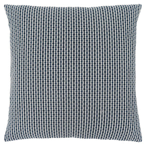 18"x 18" Pillow Light Or Dark Blue Abstract Dot 1pc