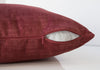 18"x 18" Pillow Red Brushed Velvet 1pc