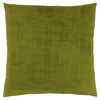 18"x 18" Pillow Lime Green Brushed Velvet 1pc