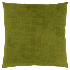 18"x 18" Pillow Lime Green Brushed Velvet 1pc