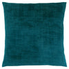 18"x 18" Pillow Turquoise Brushed Velvet 1pc