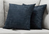 18"x 18" Pillow Dark Blue Brushed Velvet 2pcs