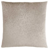 18"x 18" Pillow Taupe Floral Velvet 1pc