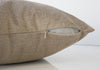 18"x 18" Pillow Taupe Mosaic Velvet 1pc