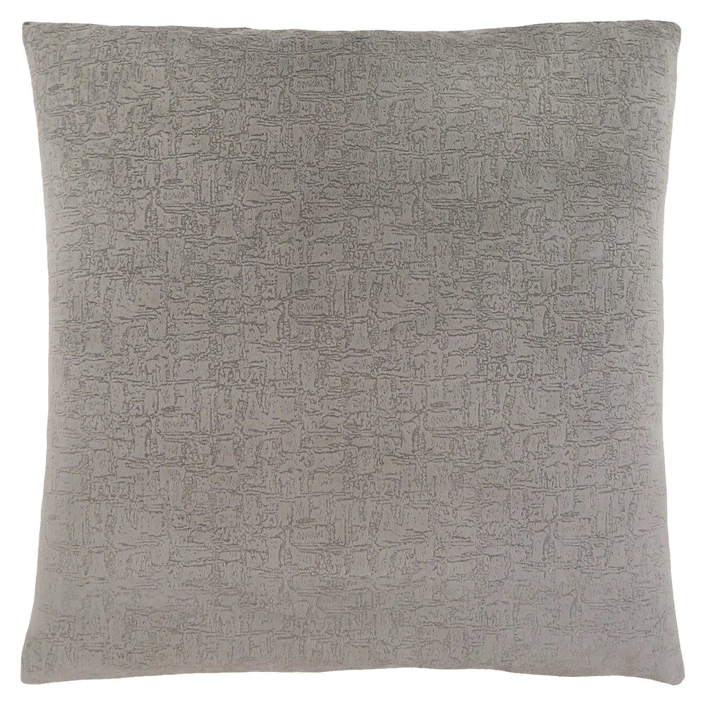 18"x 18" Pillow Grey Mosaic Velvet 1pc
