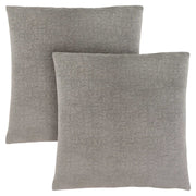 18"x 18" Pillow Grey Mosaic Velvet 2pcs
