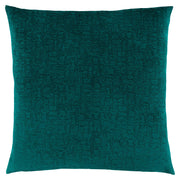 18"x 18" Pillow Emerald Green Mosaic Velvet 1pc