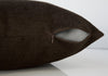 18"x 18" Pillow Dark Brown Mosaic Velvet 2pcs