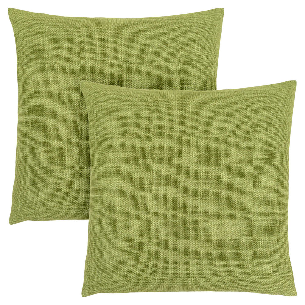 18"x 18" Pillow Patterned Lime Green 2pcs