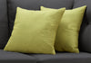 18"x 18" Pillow Patterned Lime Green 2pcs