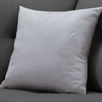 18"x 18" Pillow Patterned Light Grey 1pc