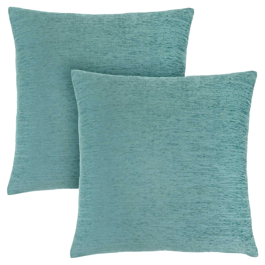 18"x 18" Pillow Solid Aqua 2pcs