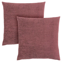 18"x 18" Pillow Solid Dusty Rose 2pcs