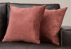 18"x 18" Pillow Solid Dusty Rose 2pcs