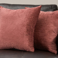 18"x 18" Pillow Solid Dusty Rose 2pcs