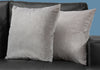 18"x 18" Pillow Silver Diamond Velvet 2pcs
